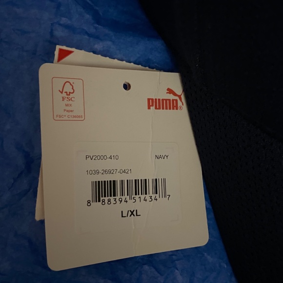 PUMA CAP NAVY BLUE main image 4